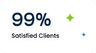 99% satisfied clients