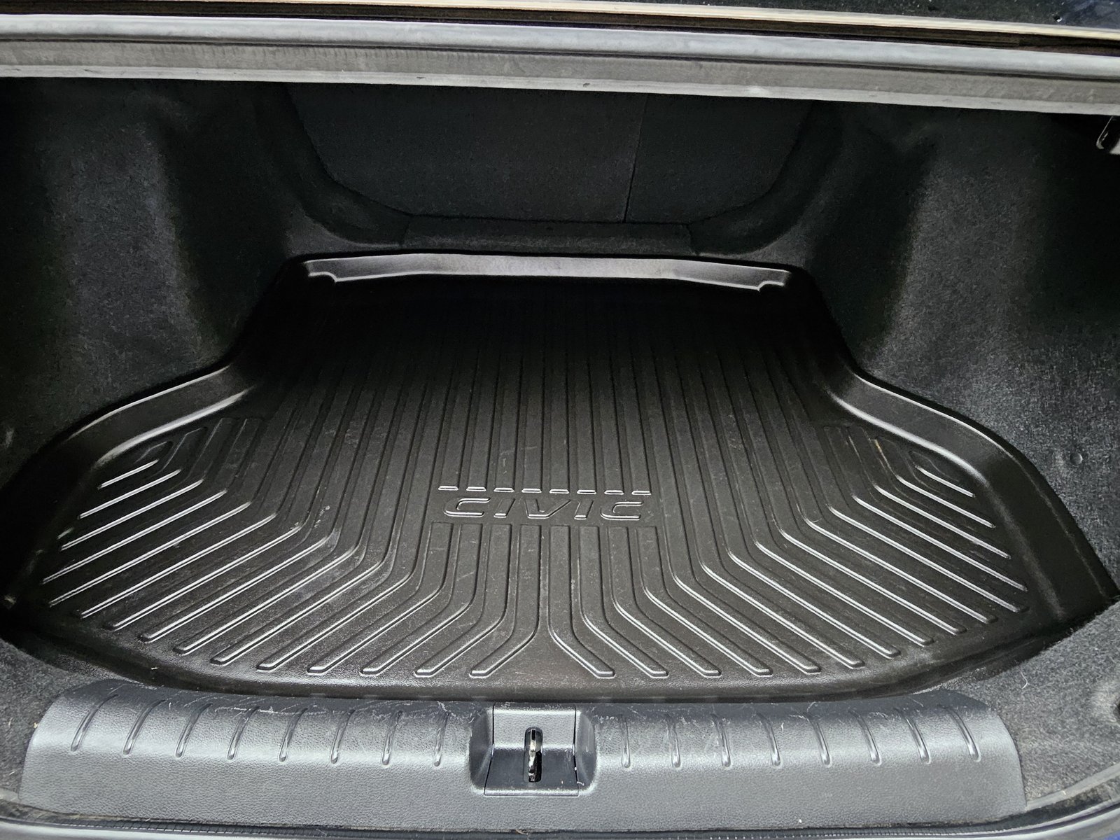 Car boot after vacuum and deep clean