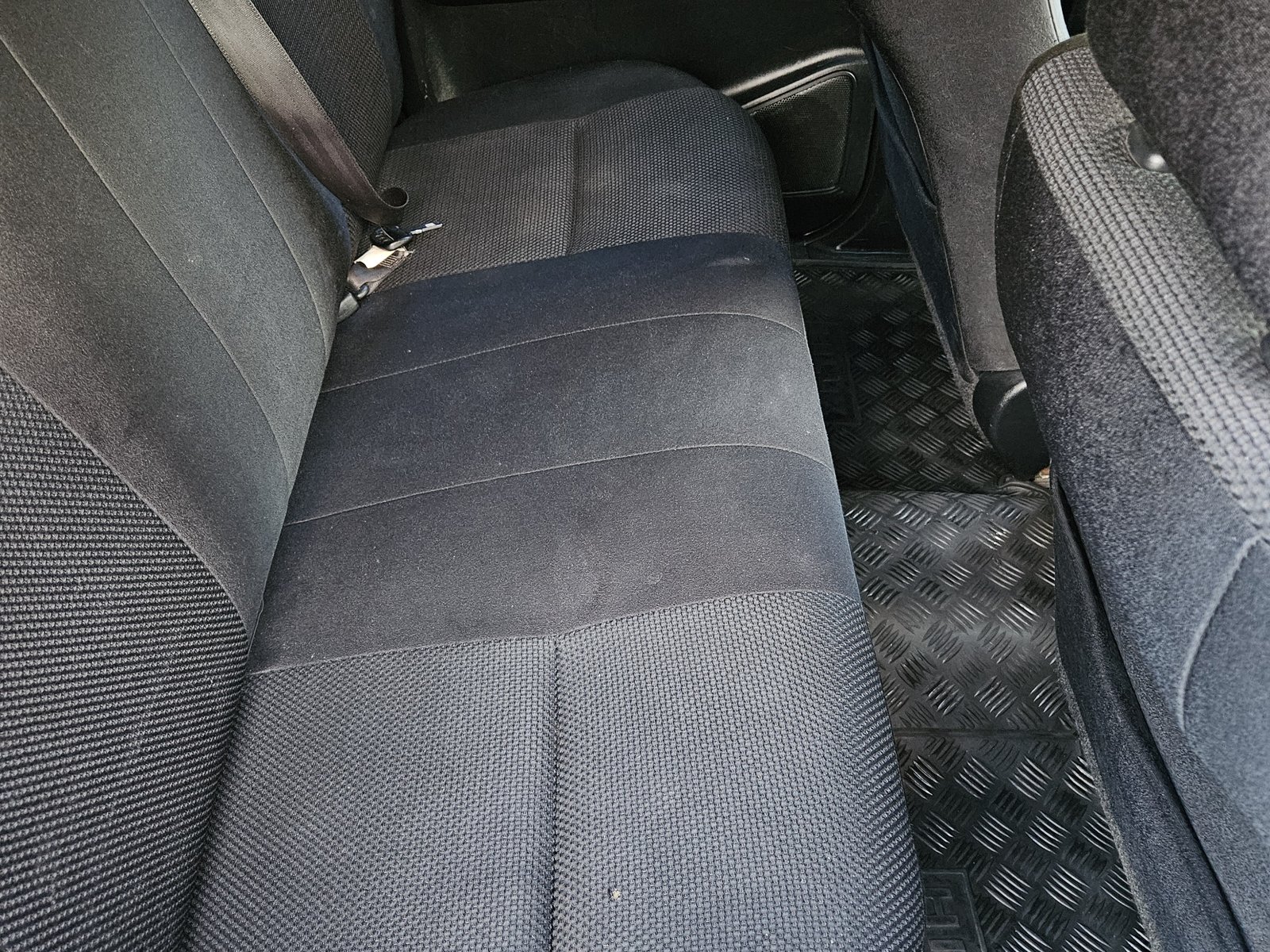 Rear seats after deep clean
