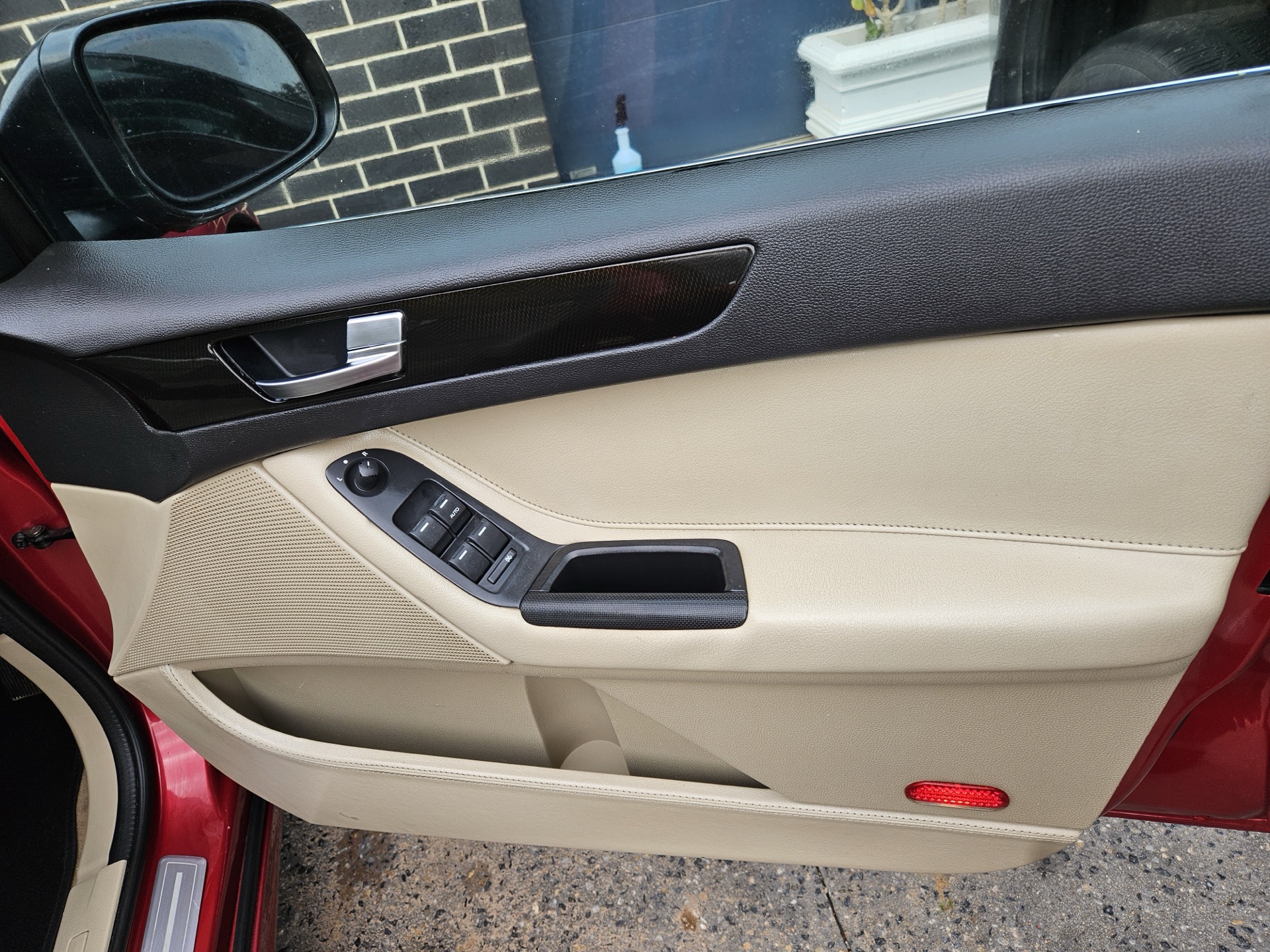 Car detailing result in driveway