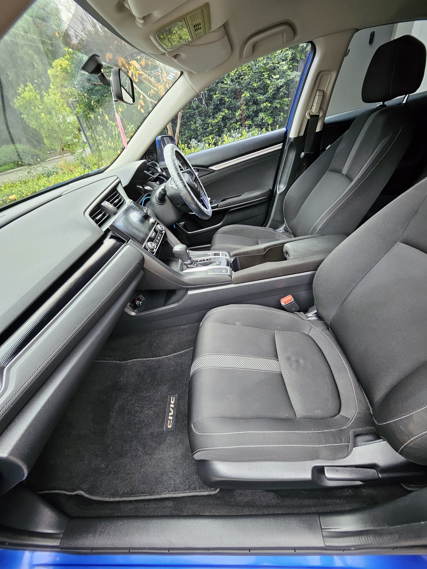 Front cabin after interior detailing